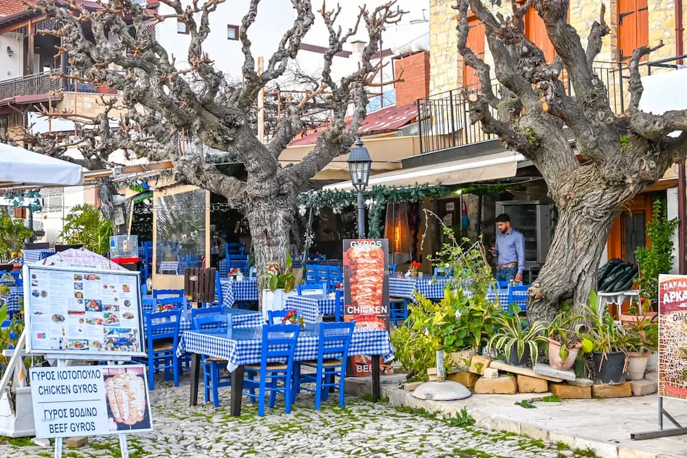 Omodos village cyprus